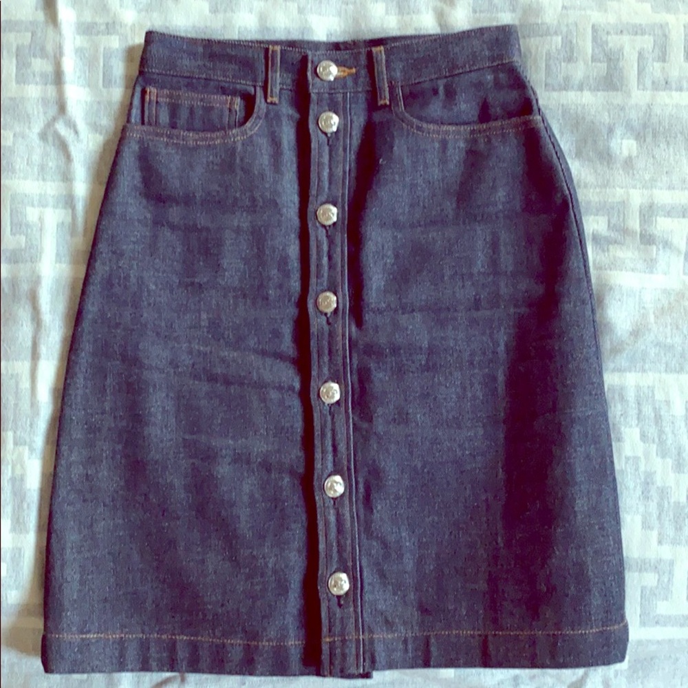 A.P.C. Japanese Denim “Therese” Skirt